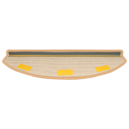 Självhäftande trappmattor 15 pcs Guld 80 x 24,5 x 3,5 cm