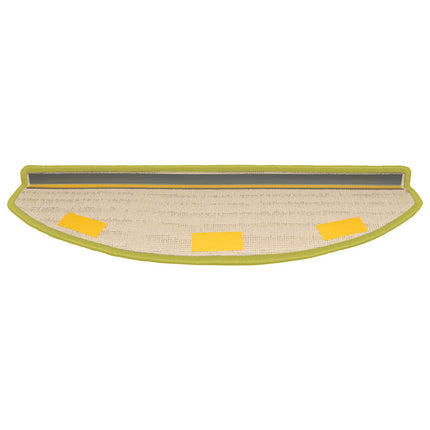Självhäftande trappmattor 15 pcs Grön 80 x 24,5 x 3,5 cm