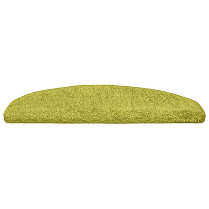 Självhäftande trappmattor 15 pcs Grön 80 x 24,5 x 3,5 cm