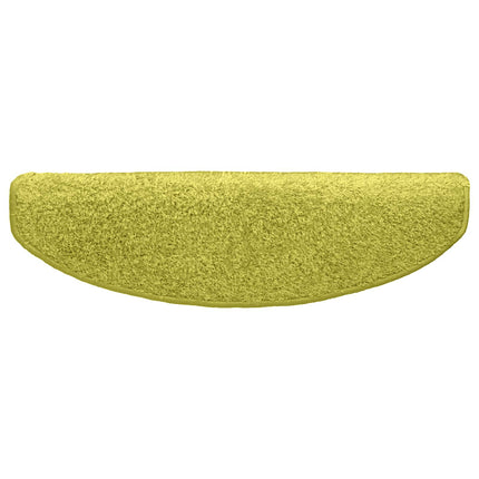 Självhäftande trappmattor 15 pcs Grön 80 x 24,5 x 3,5 cm