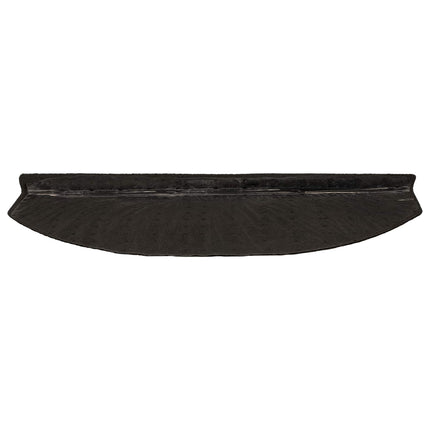 Självhäftande trappmattor 15 st 80 x 24,5 x 3,5 cm Mörkgrå