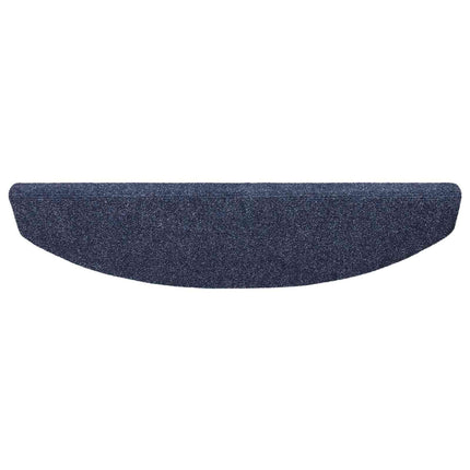 Självhäftande trappmattor 15 pcs Blå 80 x 24,5 x 3,5 cm