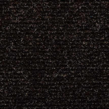 Självhäftande trappmattor 15 pcs Mörkbrun 80 x 24,5 x 3,5 cm