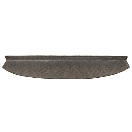 Självhäftande trappmattor 15 pcs Brun 80 x 24,5 x 3,5 cm