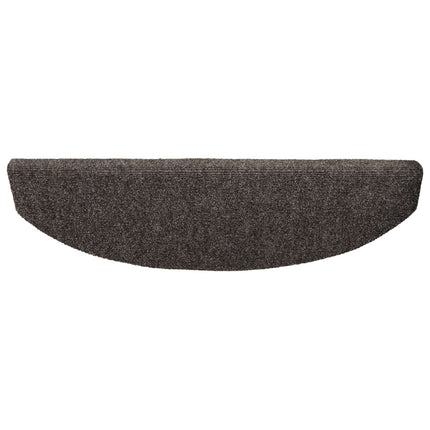 Självhäftande trappmattor 15 pcs Antracit 80 x 24,5 x 3,5 cm