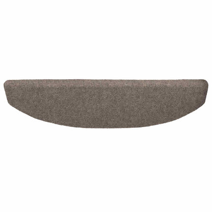 Självhäftande trappmattor 15 pcs Mocka 80 x 24,5 x 3,5 cm