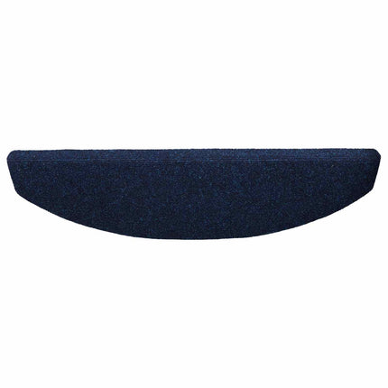 Självhäftande trappmattor 15 pcs Marinblå 80 x 24,5 x 3,5 cm