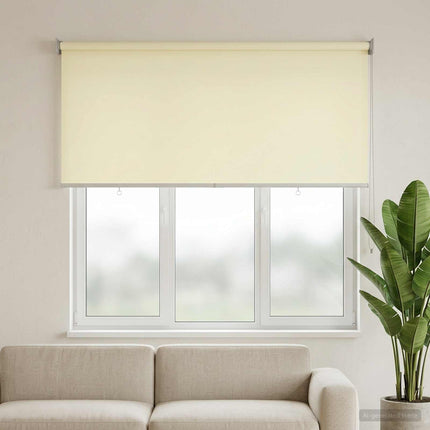 Utomhus Rullgardin UV-skydd Gräddvit 145 x 140 cm (B x H)