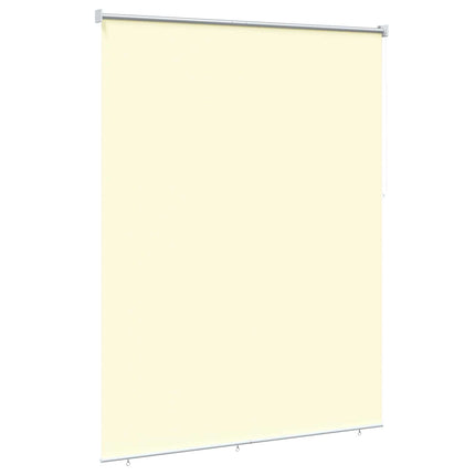 Utomhus Rullgardin UV-skydd Gräddvit 185 x 140 cm (B x H)