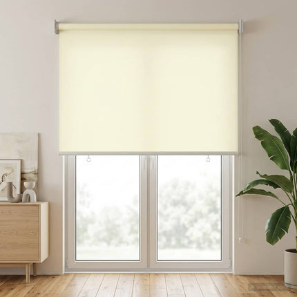 Utomhus Rullgardin UV-skydd Gräddvit 85 x 230 cm (B x H)