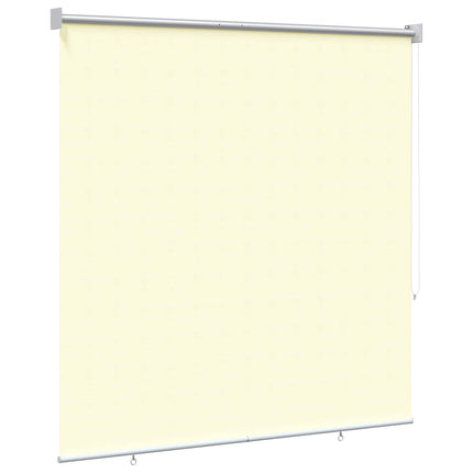 Utomhus Rullgardin UV-skydd Gräddvit 145 x 230 cm (B x H)