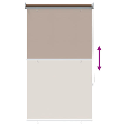 Utomhus Rullgardin UV-skydd Taupe 85 x 140 cm (B x H) Polyester
