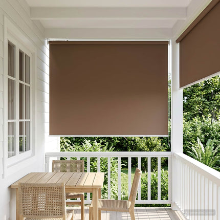 Utomhus Rullgardin UV-skydd Taupe 105 x 230 cm (B x H)