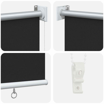 Utomhus Rullgardin UV-skydd Antracit 165 x 140 cm (B x H)