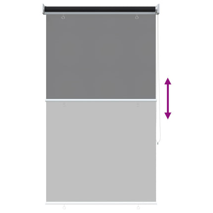Utomhus Rullgardin UV-skydd Antracit 65 x 230 cm (B x H)