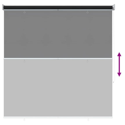 Utomhus Rullgardin UV-skydd Antracit 145 x 230 cm (B x H)