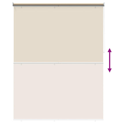 Utomhus Rullgardin UV-skydd Beige 205 x 140 cm (B x H)