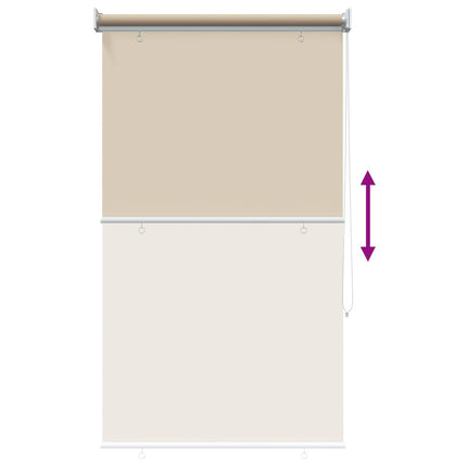 Utomhus Rullgardin UV-skydd Beige 65 x 230 cm (B x H) Polyester