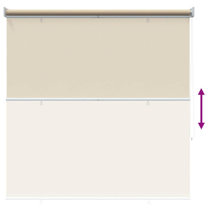 Utomhus Rullgardin UV-skydd Beige 145 x 230 cm (B x H)