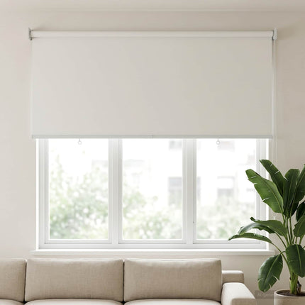 Utomhus Rullgardin UV-skydd Vit 125 x 140 cm (B x H) Polyester