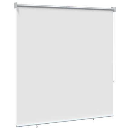 Utomhus Rullgardin UV-skydd Vit 125 x 140 cm (B x H) Polyester