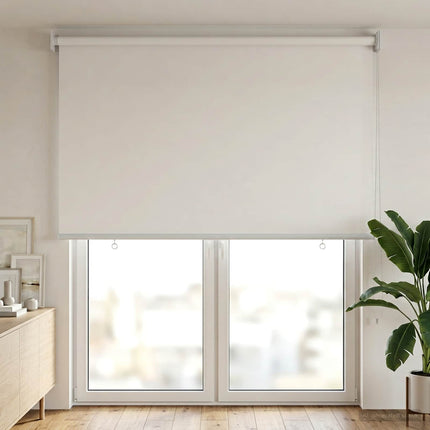 Utomhus Rullgardin UV-skydd Vit 85 x 230 cm (B x H) Polyester