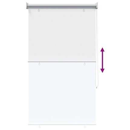 Utomhus Rullgardin UV-skydd Vit 85 x 230 cm (B x H) Polyester