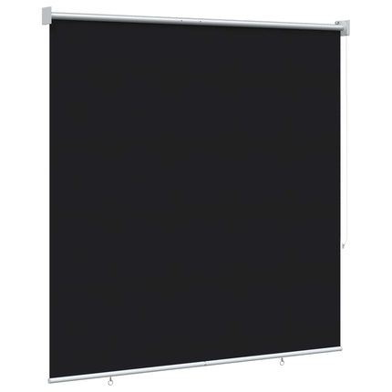 Utomhus Rullgardin UV-skydd Svart 145 x 140 cm (B x H)