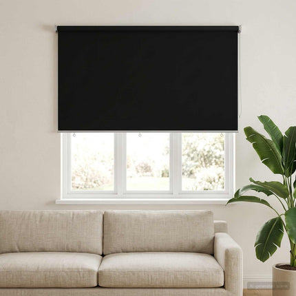 Utomhus Rullgardin UV-skydd Svart 165 x 140 cm (B x H)