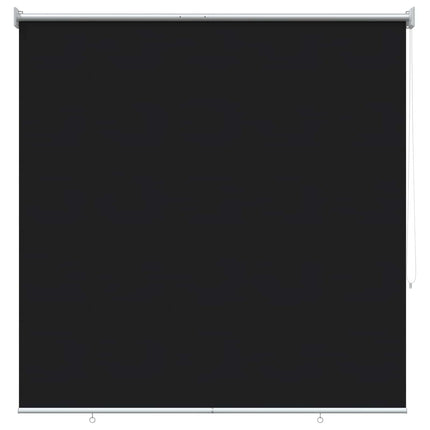 Utomhus Rullgardin UV-skydd Svart 125 x 230 cm (B x H)