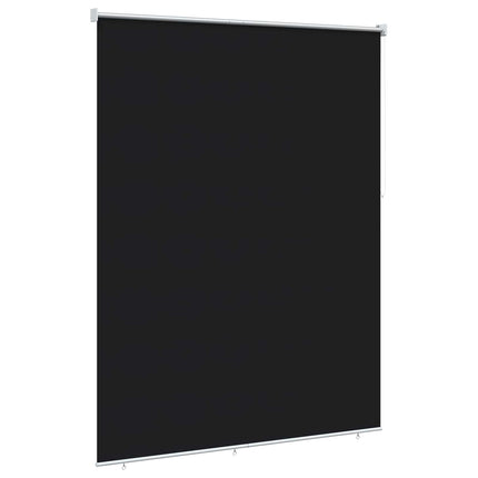 Utomhus Rullgardin UV-skydd Svart 185 x 230 cm (B x H)
