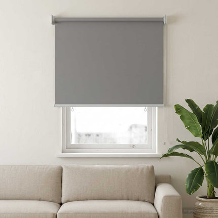 Utomhus Rullgardin UV-skydd Ljusgrå 105 x 140 cm (B x H)