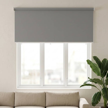 Utomhus Rullgardin UV-skydd Ljusgrå 165 x 140 cm (B x H)
