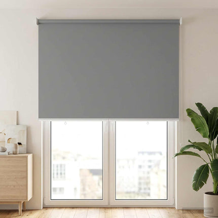 Utomhus Rullgardin UV-skydd Ljusgrå 105 x 230 cm (B x H)