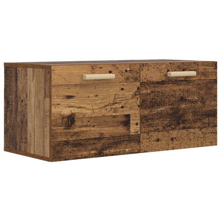 Väggskåp Väggmonterat Gammalt trä 80 x 36,5 x 35 cm