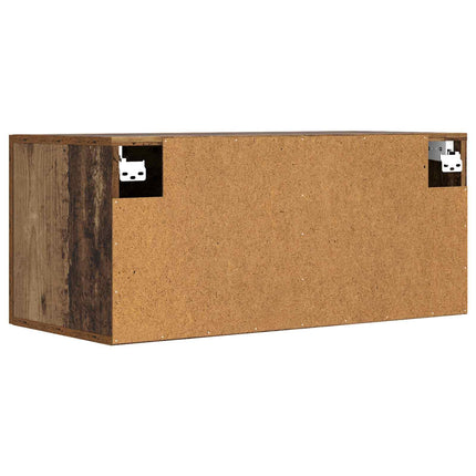 Väggskåp Väggmonterat Gammalt trä 80 x 36,5 x 35 cm