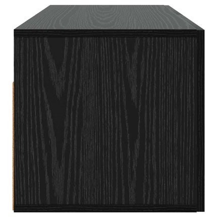 Väggskåp Svart ek 100 x 36,5 x 35 cm Konstruerat trä