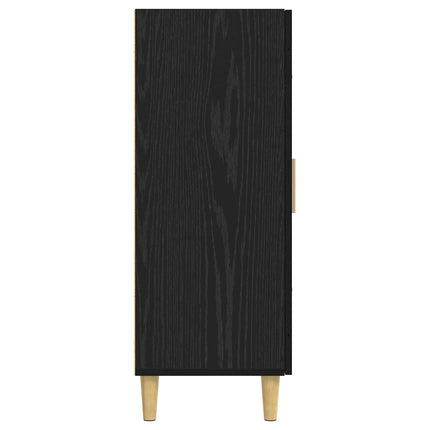 Sideboard Svart ek 69,5 x 34 x 90 cm Konstruerat trä