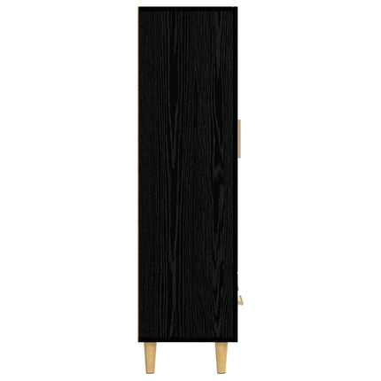 Skåp Svart ek 70 x 31 x 115 cm Konstruerat trä
