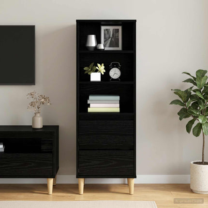 Skåp Svart ek 40 x 36 x 110 cm Konstruerat trä