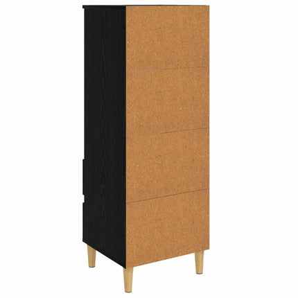Skåp Svart ek 40 x 36 x 110 cm Konstruerat trä