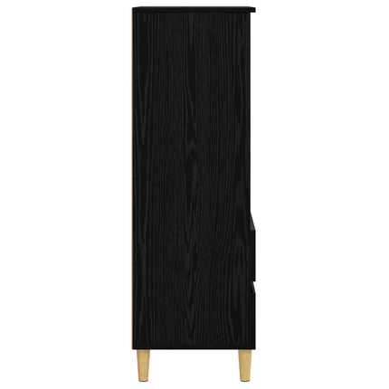 Skåp Svart ek 40 x 36 x 110 cm Konstruerat trä