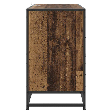 Lådans skåp 3-Låda Gammalt trä 70 x 41 x 70 cm Konstruerat trä