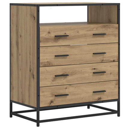 Lådans skåp 4-Låda Artisan-ek 70 x 41 x 83,5 cm Konstruerat trä