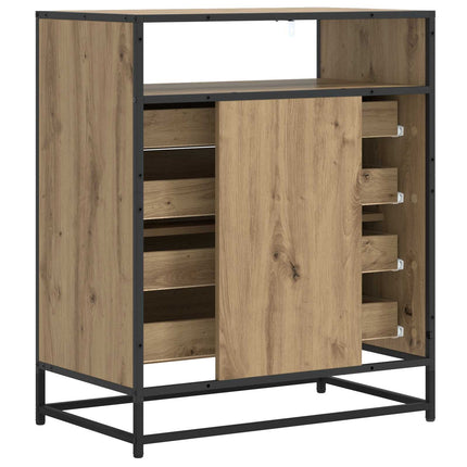 Lådans skåp 4-Låda Artisan-ek 70 x 41 x 83,5 cm Konstruerat trä