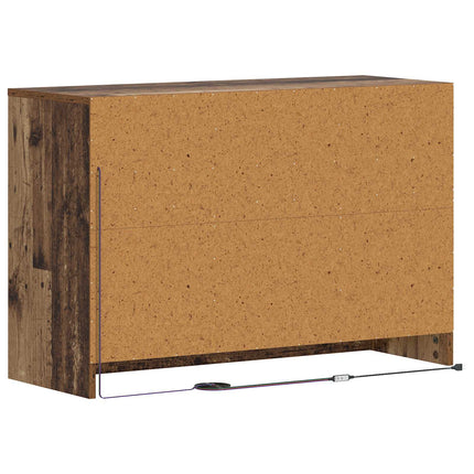 TV-skåp 91 x 34 x 61 cm Gammalt trä Konstruerat trä