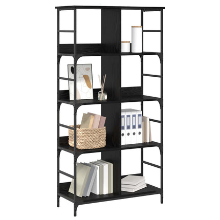 Hyllsystem Svart ek 78,5 x 33 x 153 cm metall PB