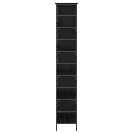 Hyllsystem Svart ek 78,5 x 33 x 188,5 cm metall PB