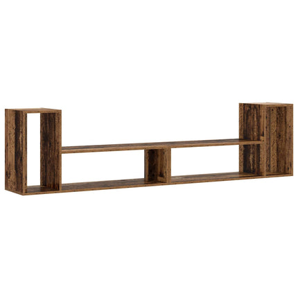 TV-skåp 100 x 30 x 50 cm Gammalt trä Konstruerat trä