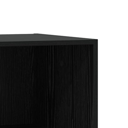 Garderob Svart ek 77 x 48 x 102 cm Konstruerat trä